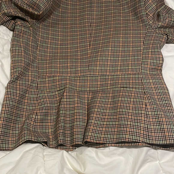 Talbots Plaid Blazer with elbow patch - Picture 7 of 7